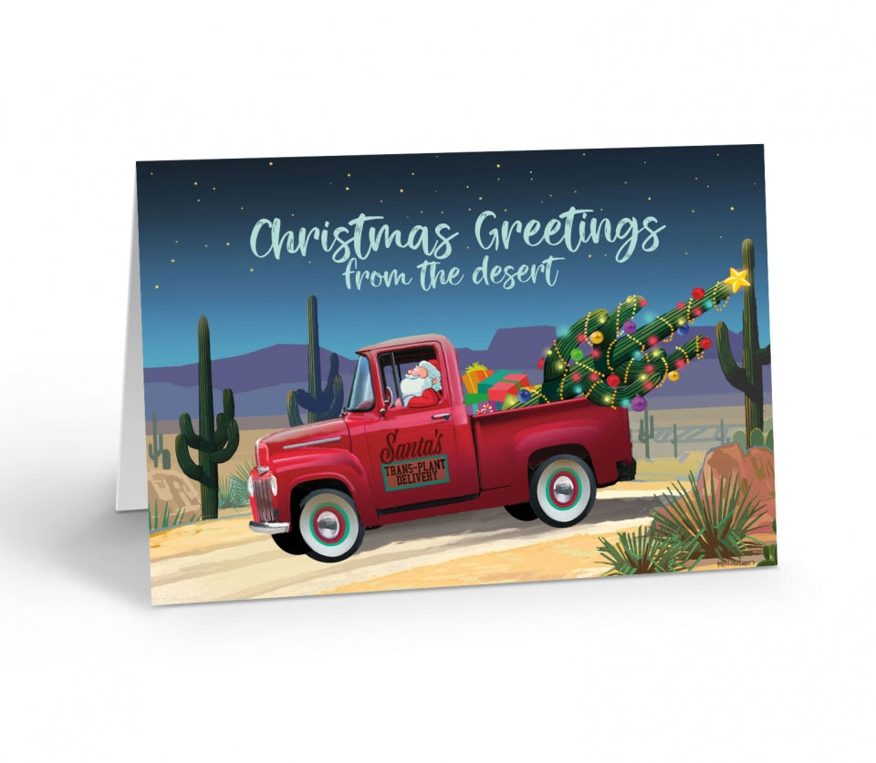 Christmas Greetings From the Desert Boxed Christmas Cards