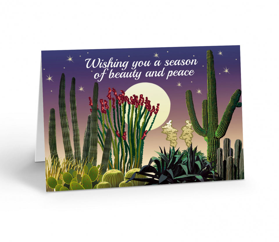 Desert Cactus Boxed Christmas Cards