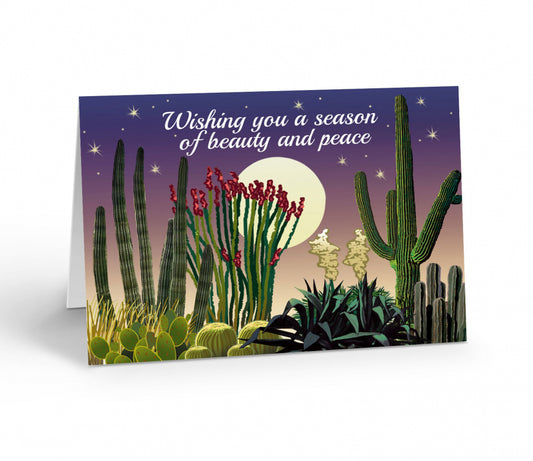 Desert Cactus Boxed Christmas Cards