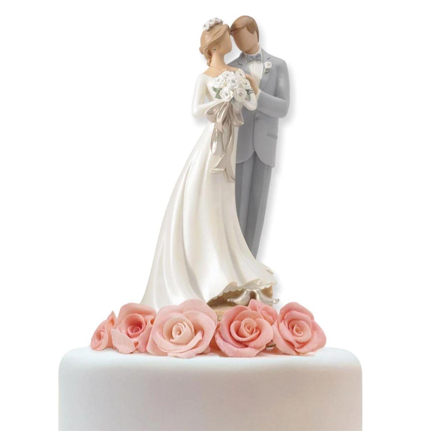 Bride and Groom Wedding Cake Topper