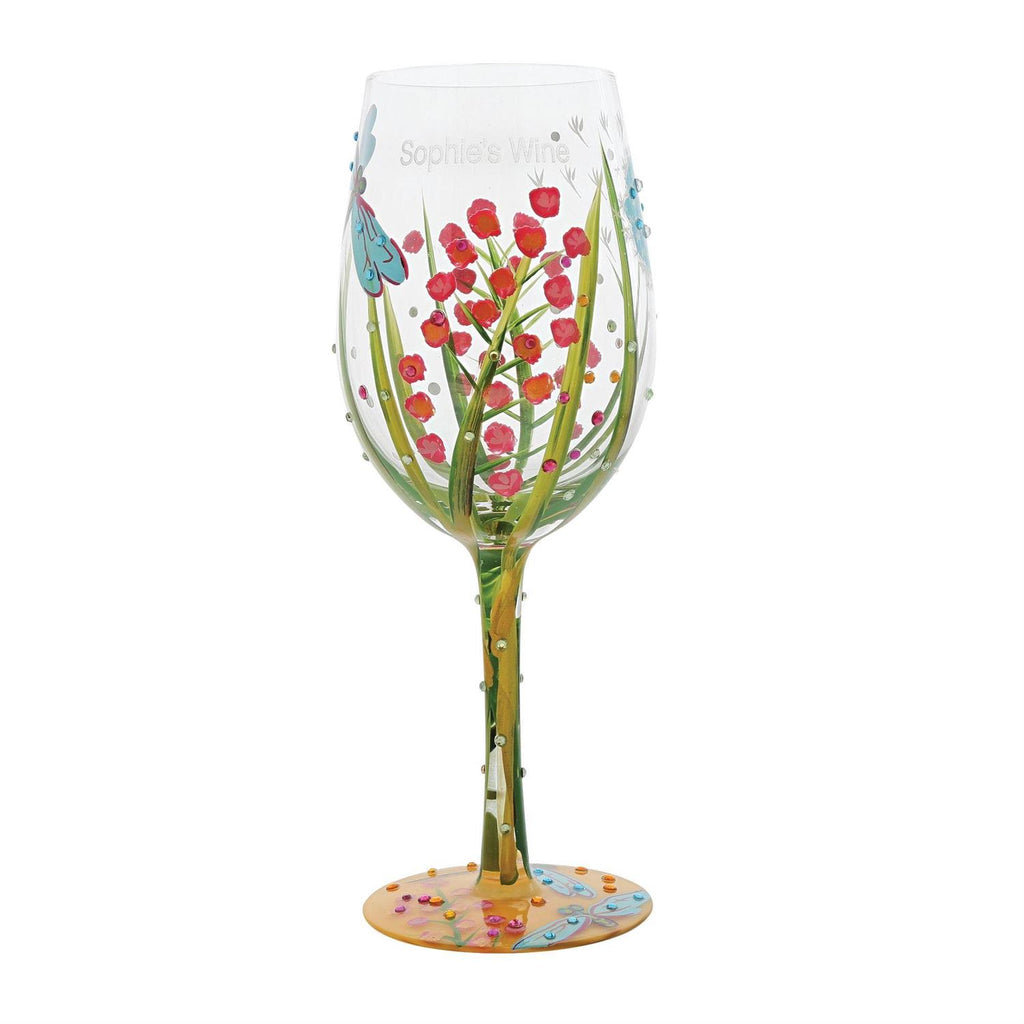 Dragonfly Lolita Wine Glass