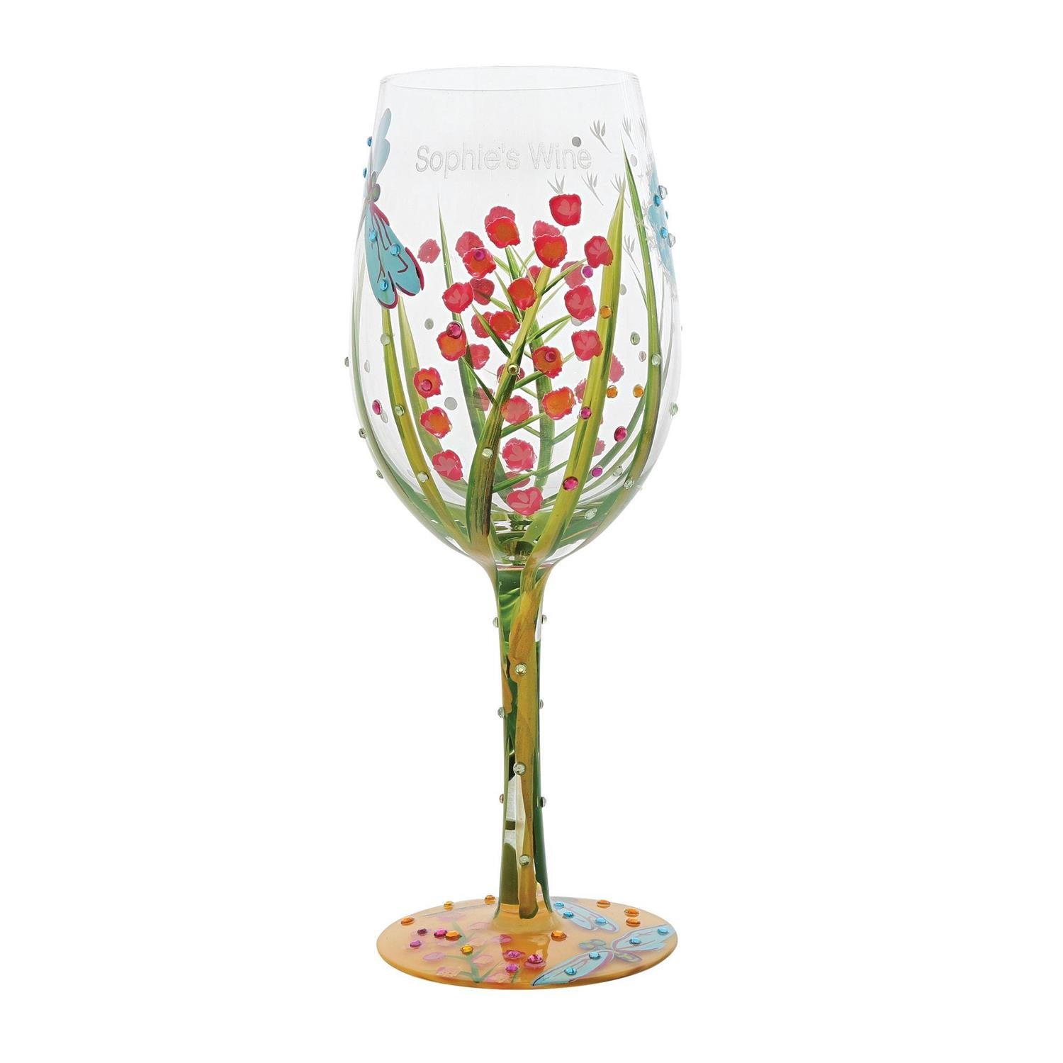 Dragonfly Lolita Wine Glass