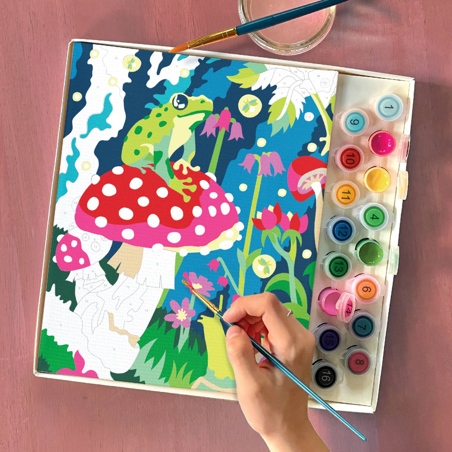 Paint By Numbers Mushroom Forest