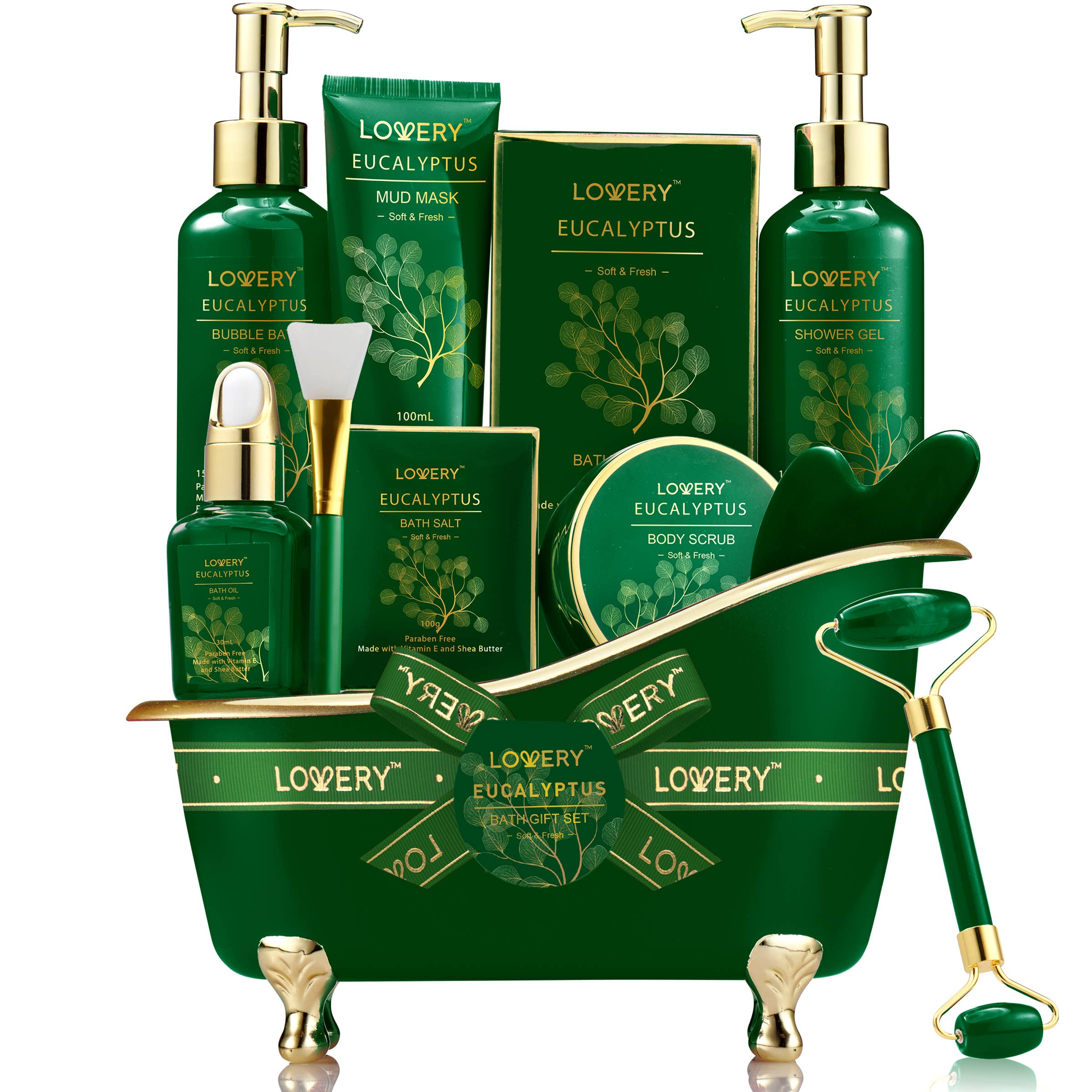 Eucalyptus Home Spa Bath & Body Care Set