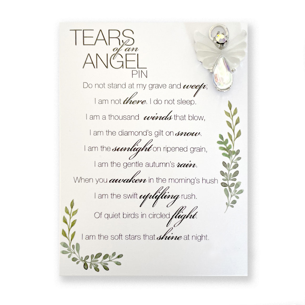 Tears of an Angel Lapel Pin