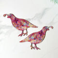 Quail Decorative Screen Door Magnet 2pc