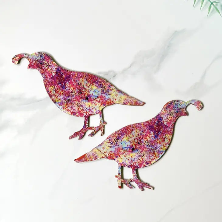 Quail Decorative Screen Door Magnet 2pc