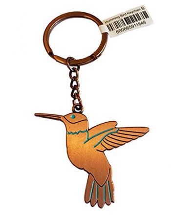 Hummingbird Keychain Az Tag Bronze