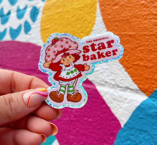 Strawberry Shortcake Original Star Baker Nostalgia Sticker