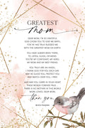 Greatest Mom..Plaque