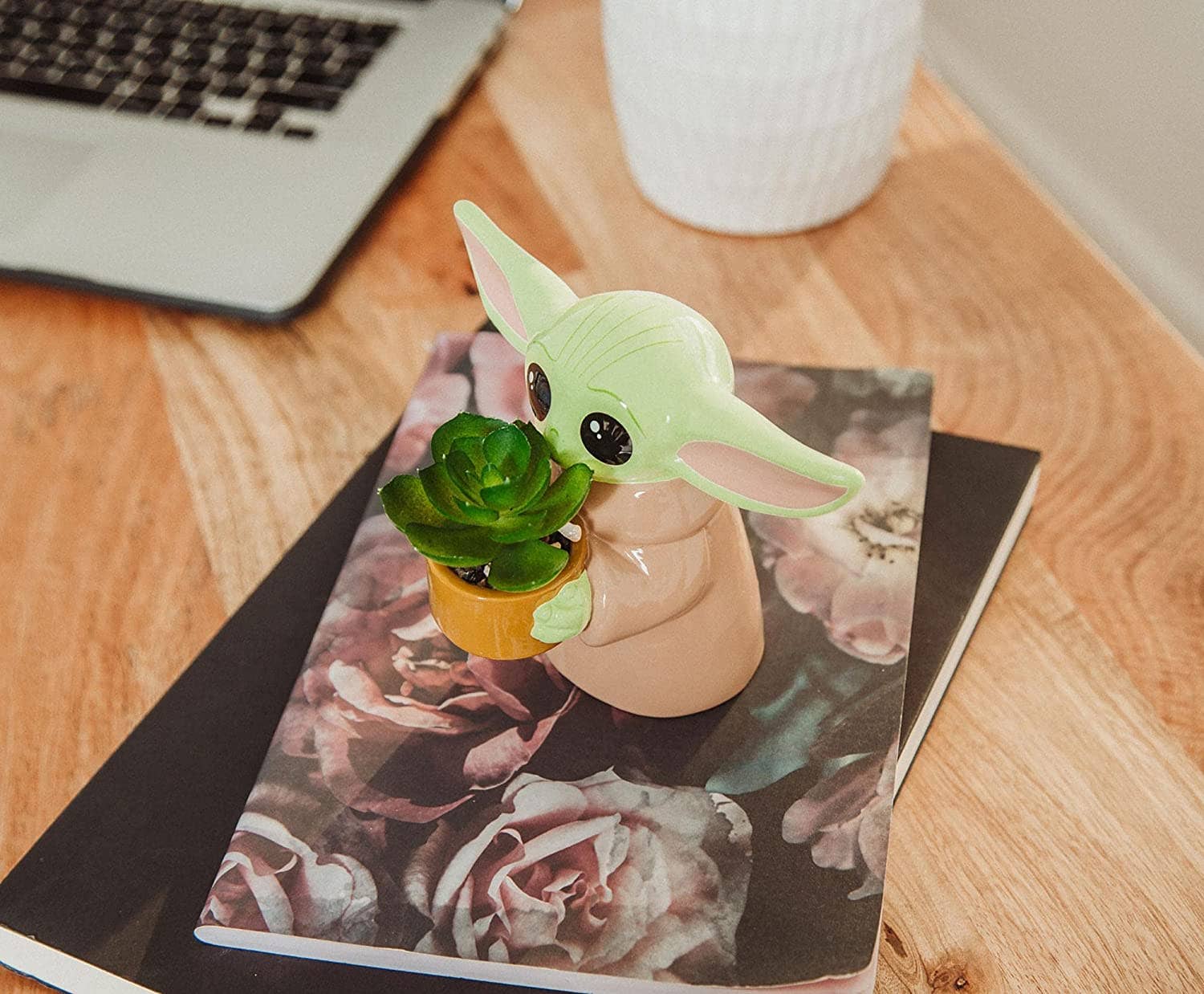 Star Wars Mandalorian The Child  Mini Ceramic Planter