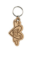 Mom's Make Life Beautiful Keyring