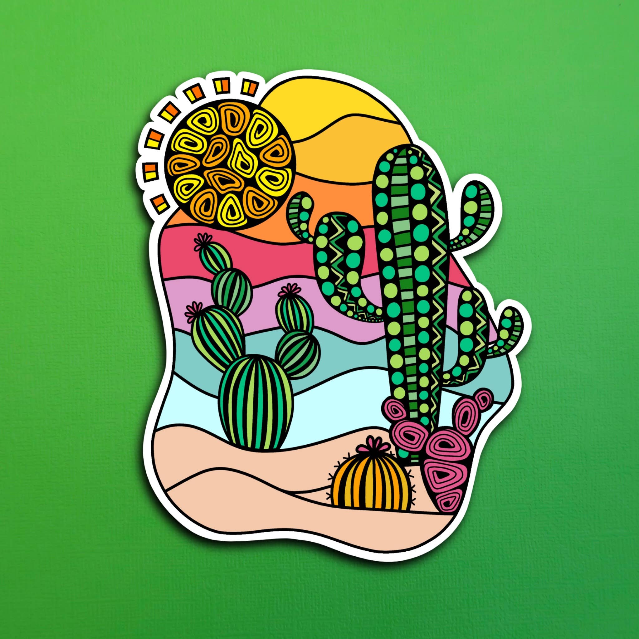 Desert Cactus Sticker