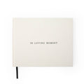 Modern Funeral Guest Book In Loving Memory