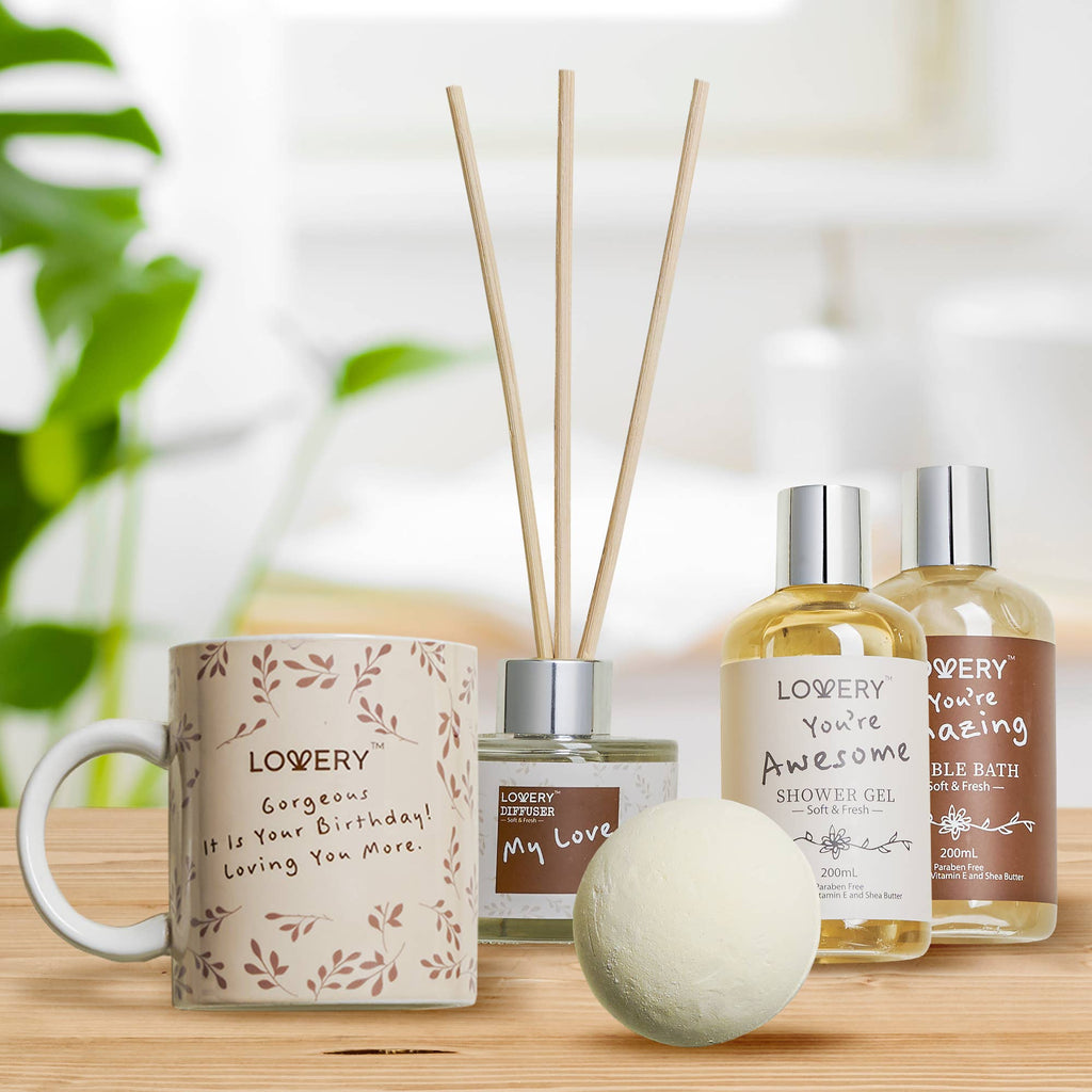 Birthday Bath and Body Spa Gift Basket