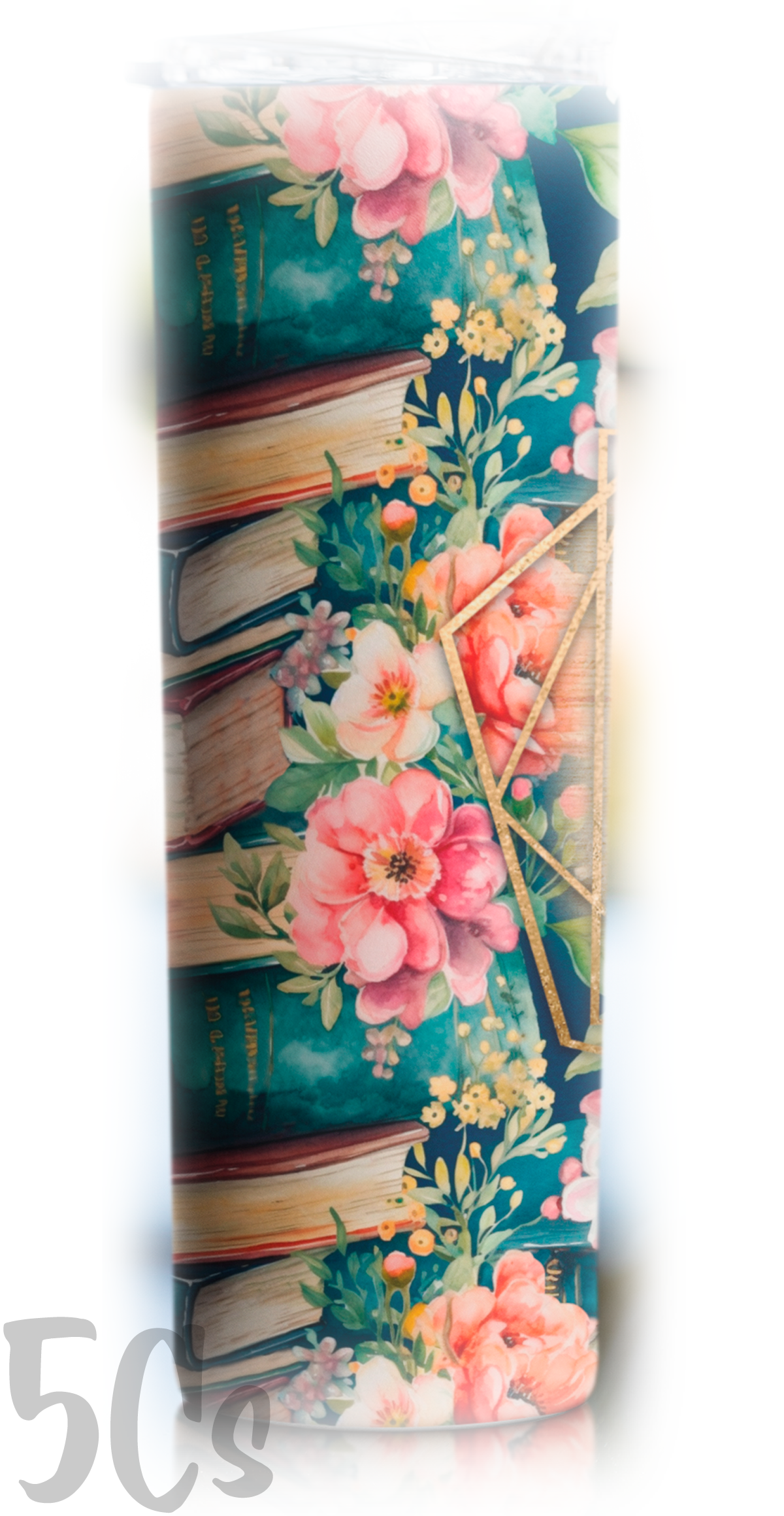 Easily Distracted by Books 20oz Skinny Tumbler