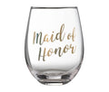 Maid of Honor Stemless Wine Glass