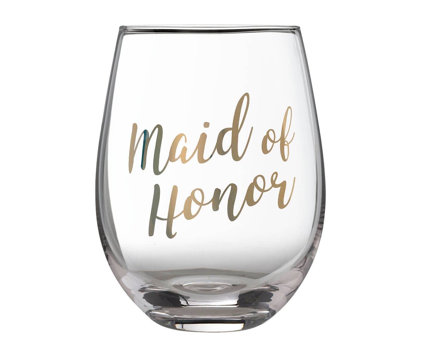 Maid of Honor Stemless Wine Glass