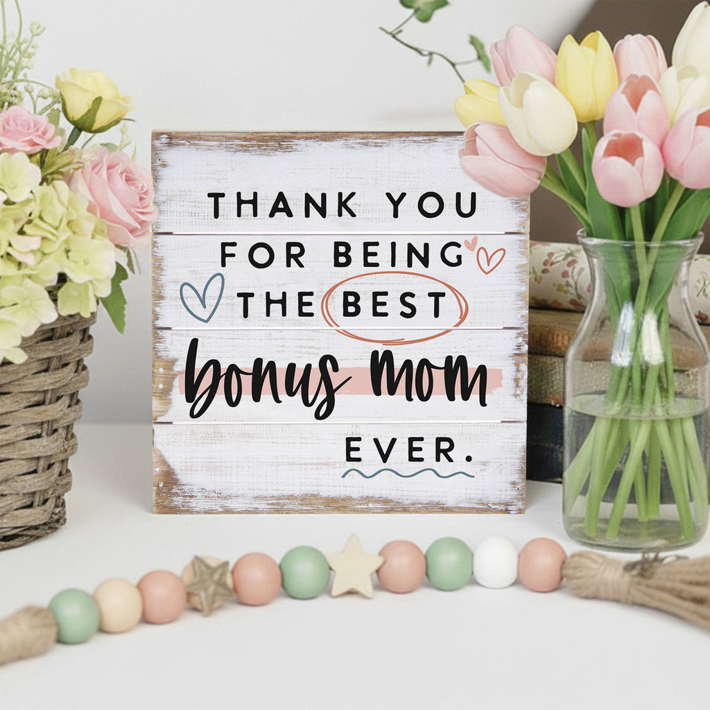 Best Bonus Mom Plaque