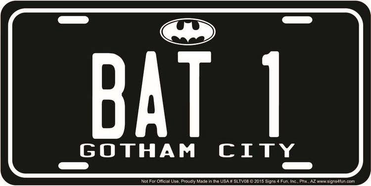 Batman - License Plate