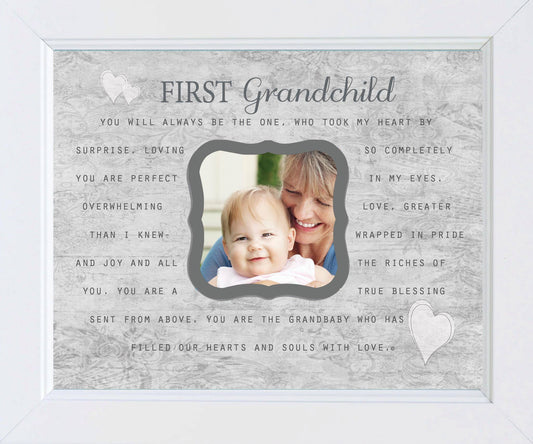 First Grandchild Frame for Grandparents: 8x10 USA Frame