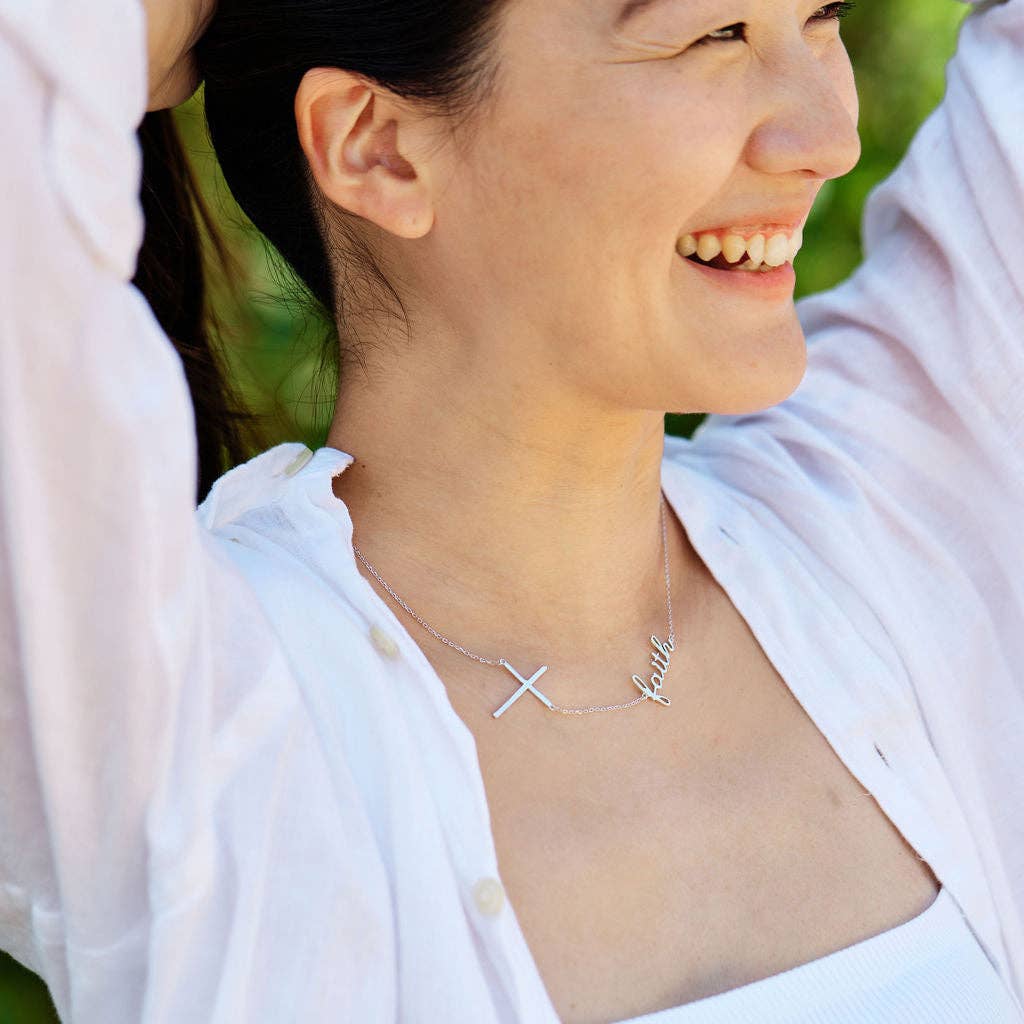 Faith And Cross Necklace