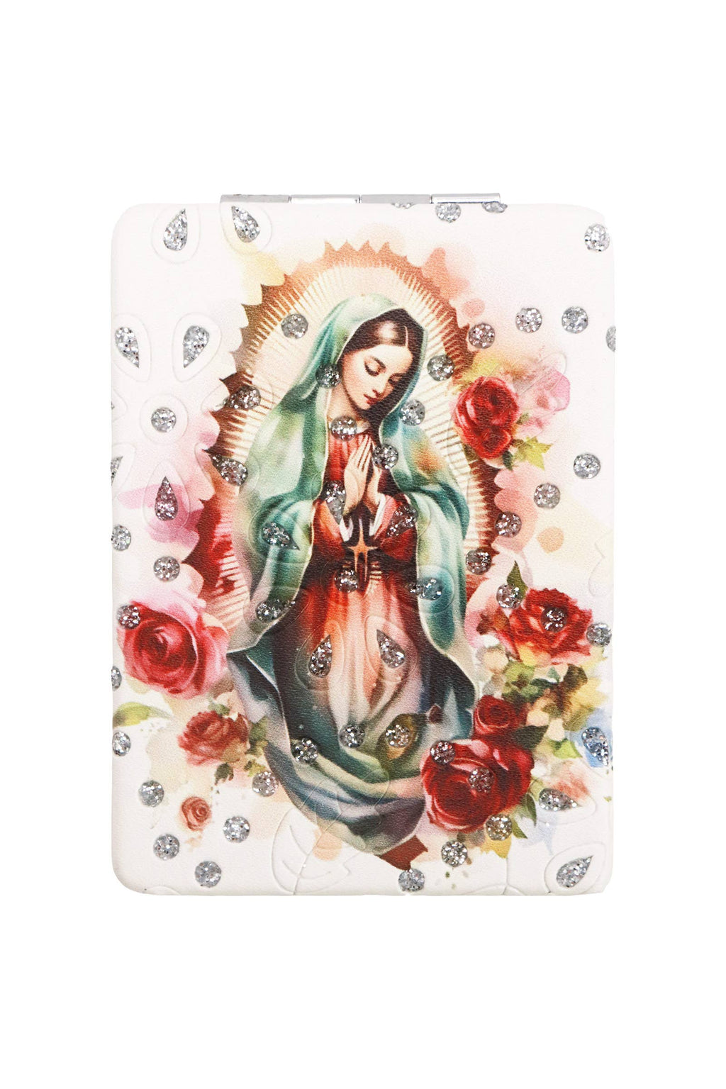 Guadalupe Glitter Compact Makeup Mirror