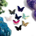 Butterfly Gemstone Cabochon Pink Agate