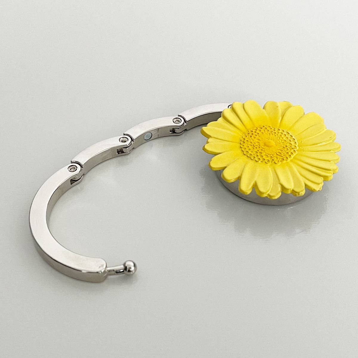 Purse Hook Hanger, Foldable Handbag Table H: Sunflower