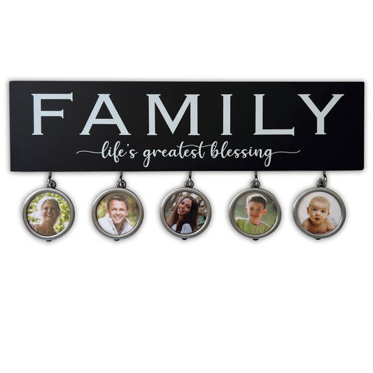 Family Photos Wall Plaque