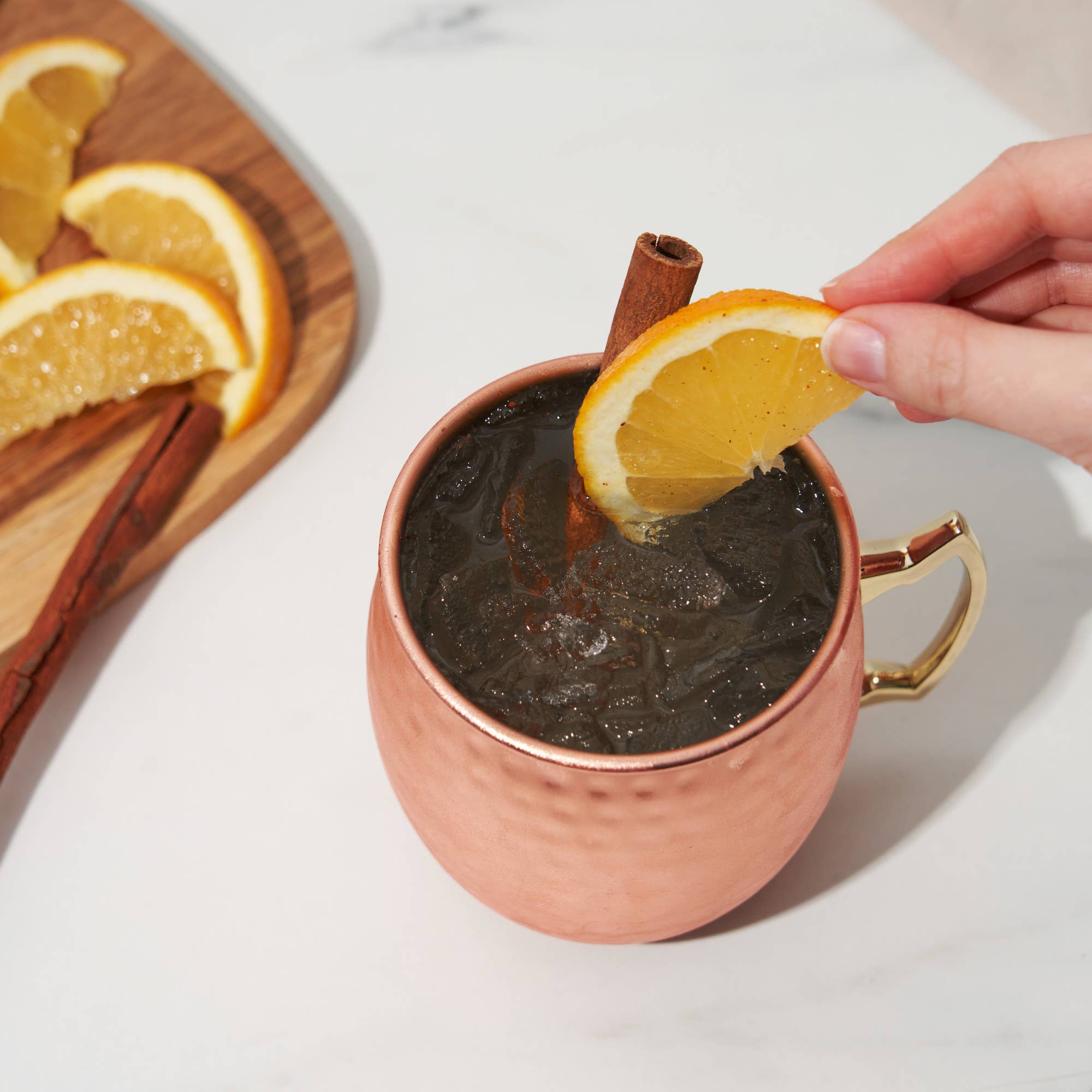 Hammered Copper Moscow Mule Mug