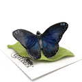Venus Blue Morpho Butterfly Porcelain Miniature Figurine