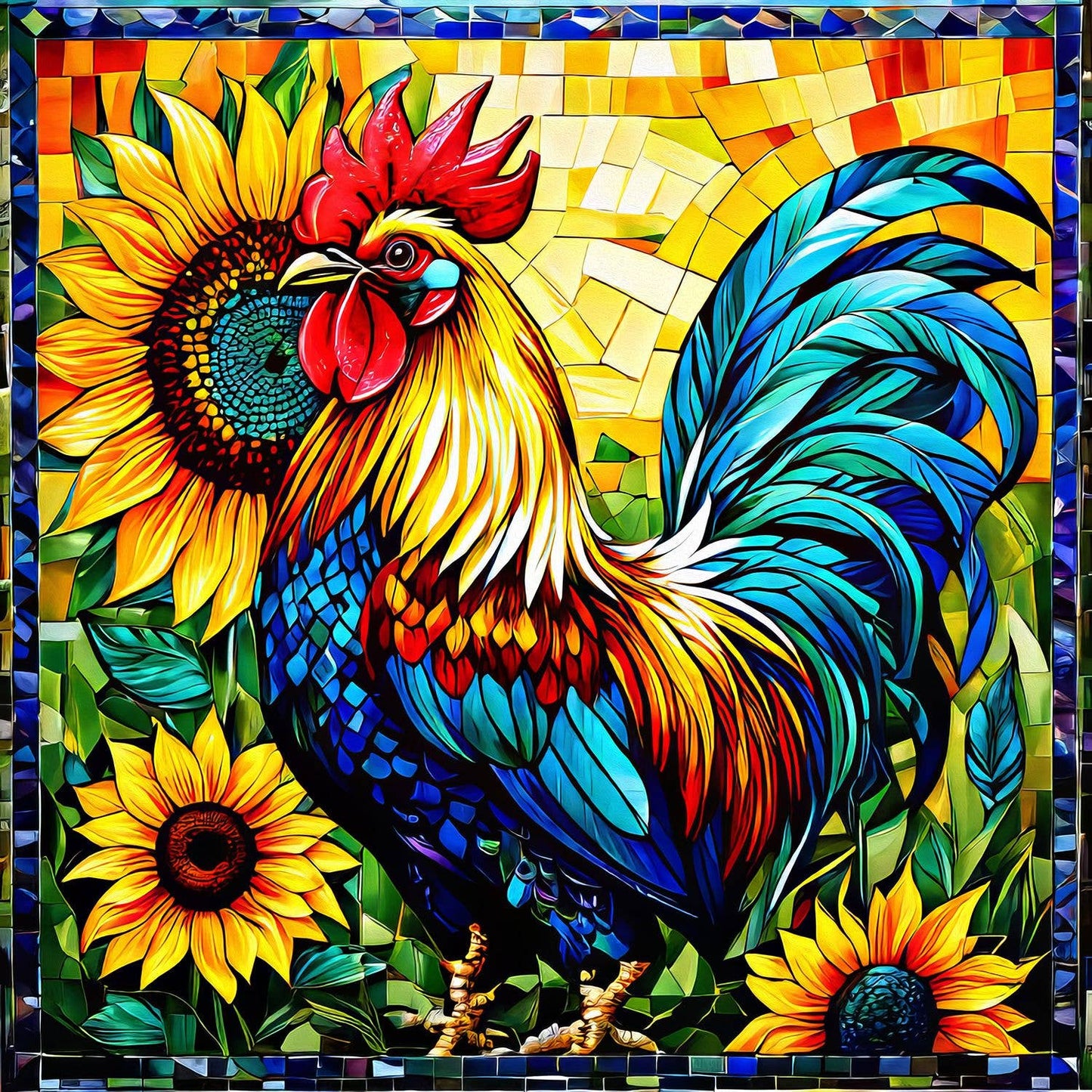 Fall Rooster 500 Piece JIgsaw Puzzle