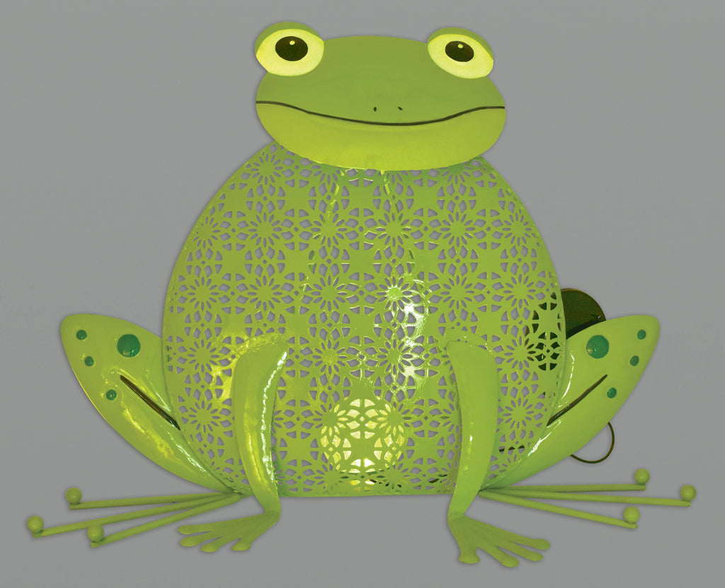Daisy Frog Solar Porch Sitter