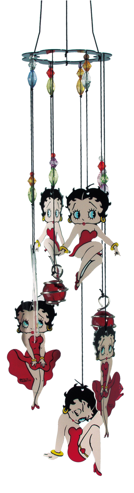 Betty Boop  Metal Wind Chime