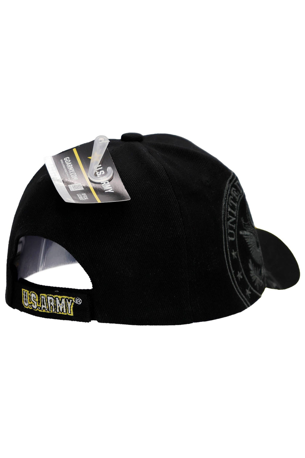 U.S. Army Star Logo Licensed Baseball Cap: BLACK / ONE SIZE