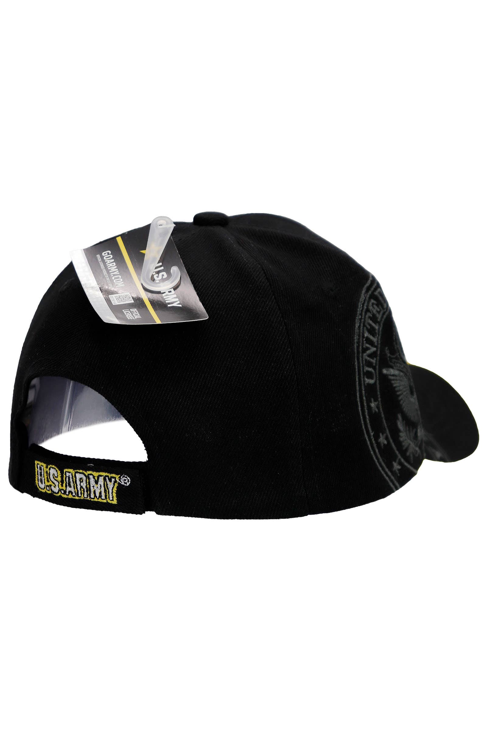 U.S. Army Star Logo Licensed Baseball Cap: BLACK / ONE SIZE