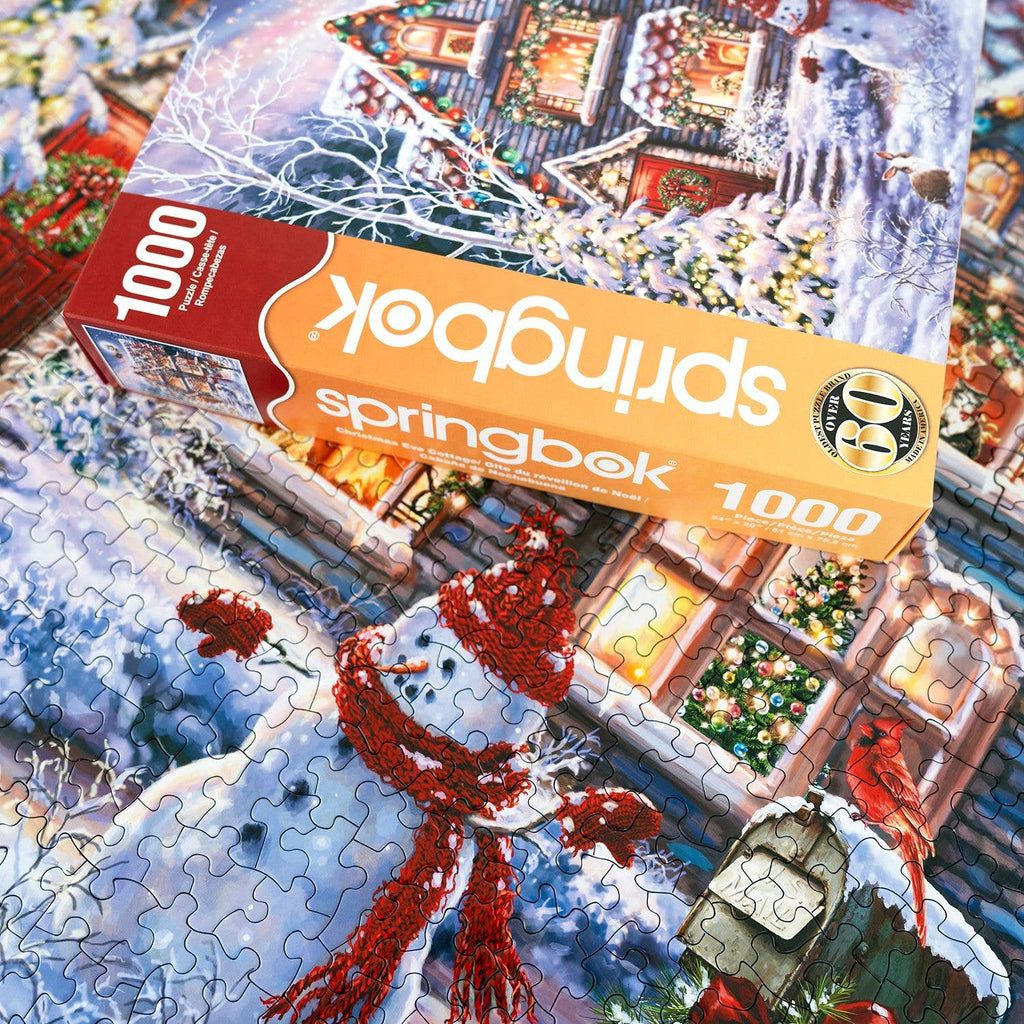 Christmas Eve Cottage 1000 Piece Jigsaw Puzzle