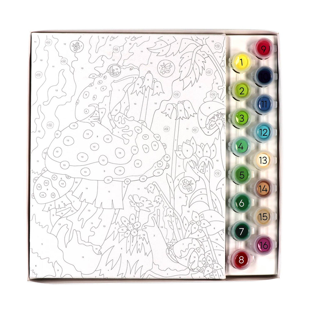 Paint By Numbers Mushroom Forest