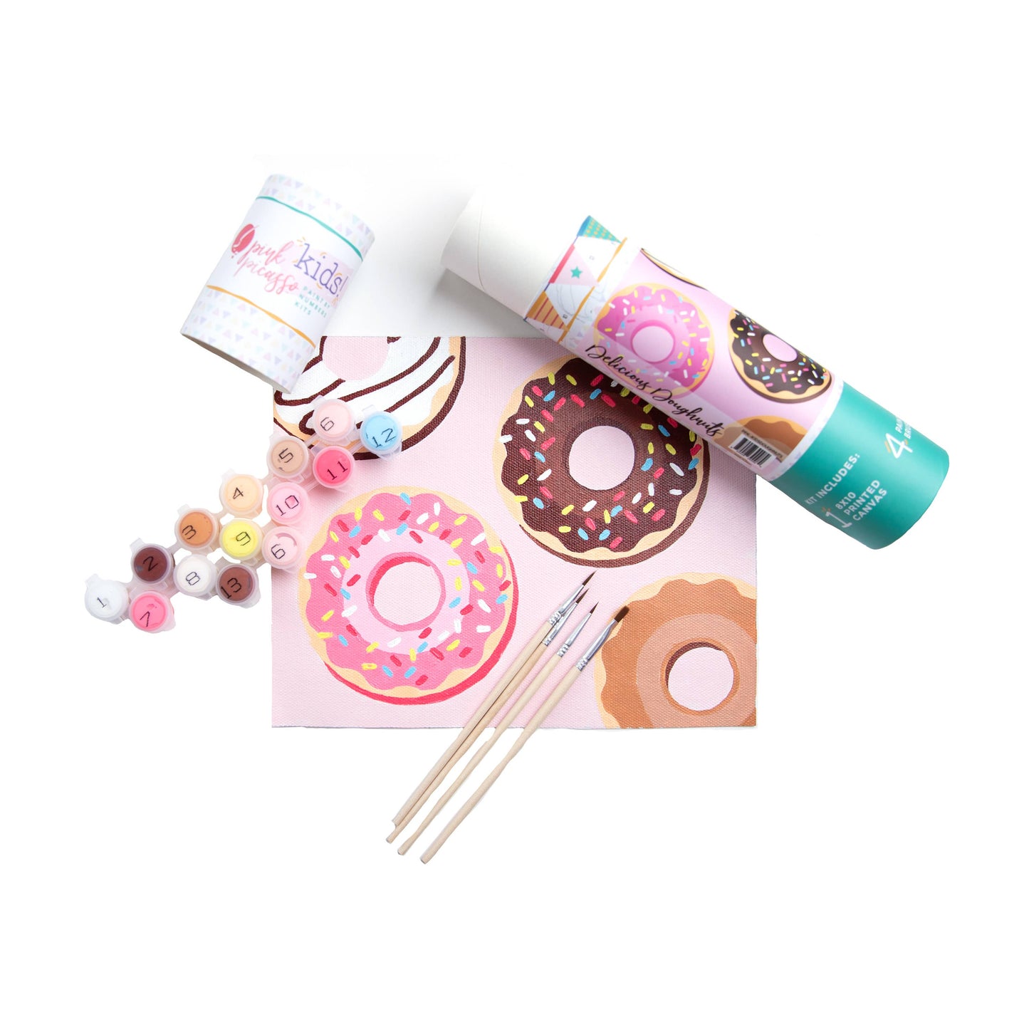 Delicious Doughnuts Paint By Numbers Kit