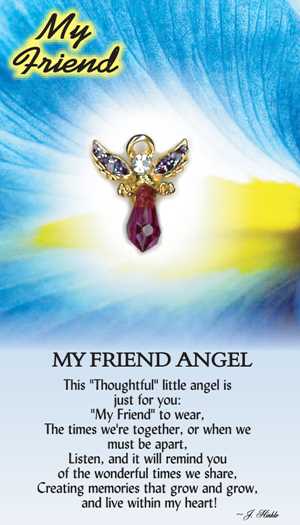 My Friend Angel Lapel Pin