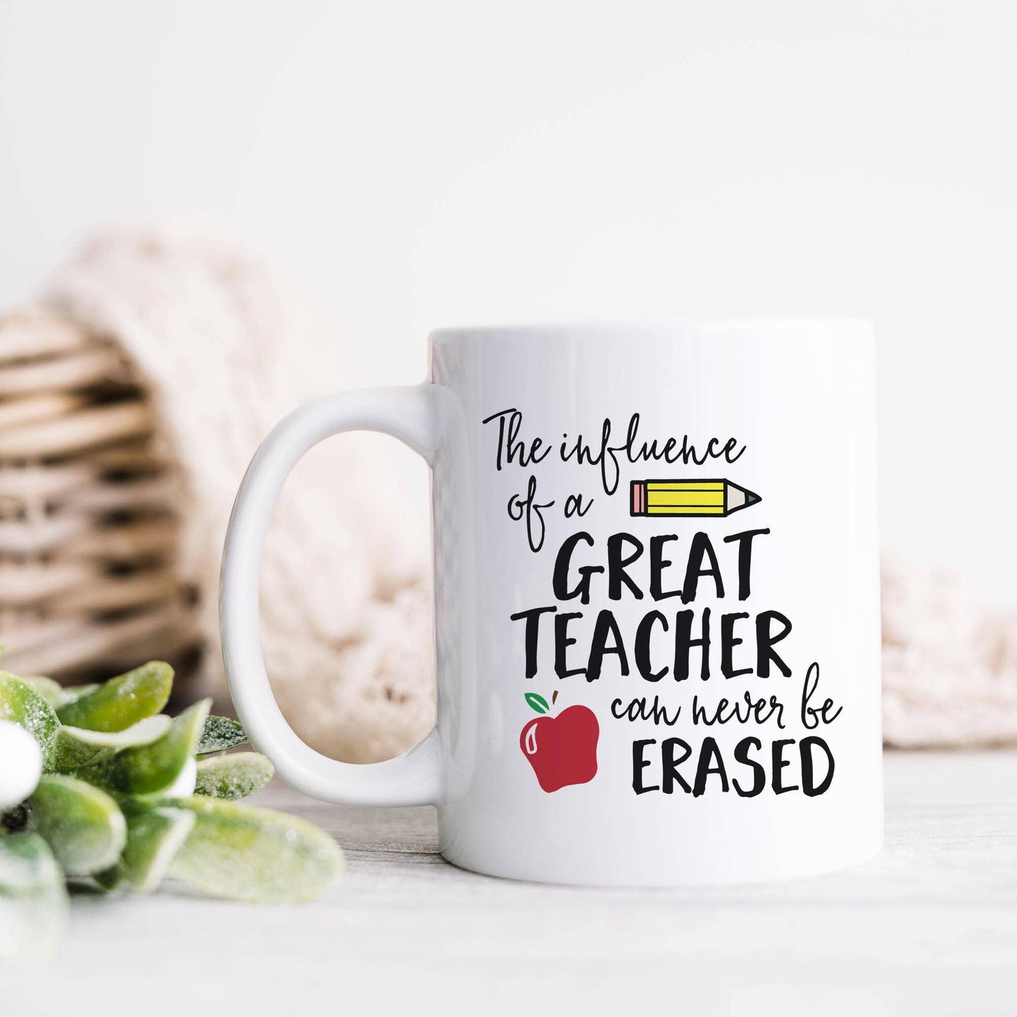 The Influence of a Great Teacher Ceramic Mug