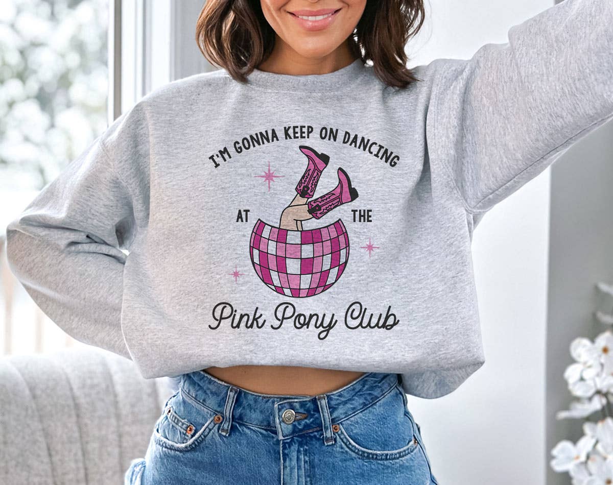 Pink Pony Club Large Sweatshirt