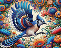 Blue Jay in Summer 1000 Piece Jigsaw Puzzle