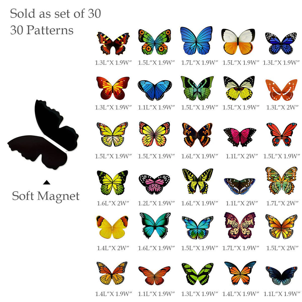 Magnetic Butterfly Bookmarks