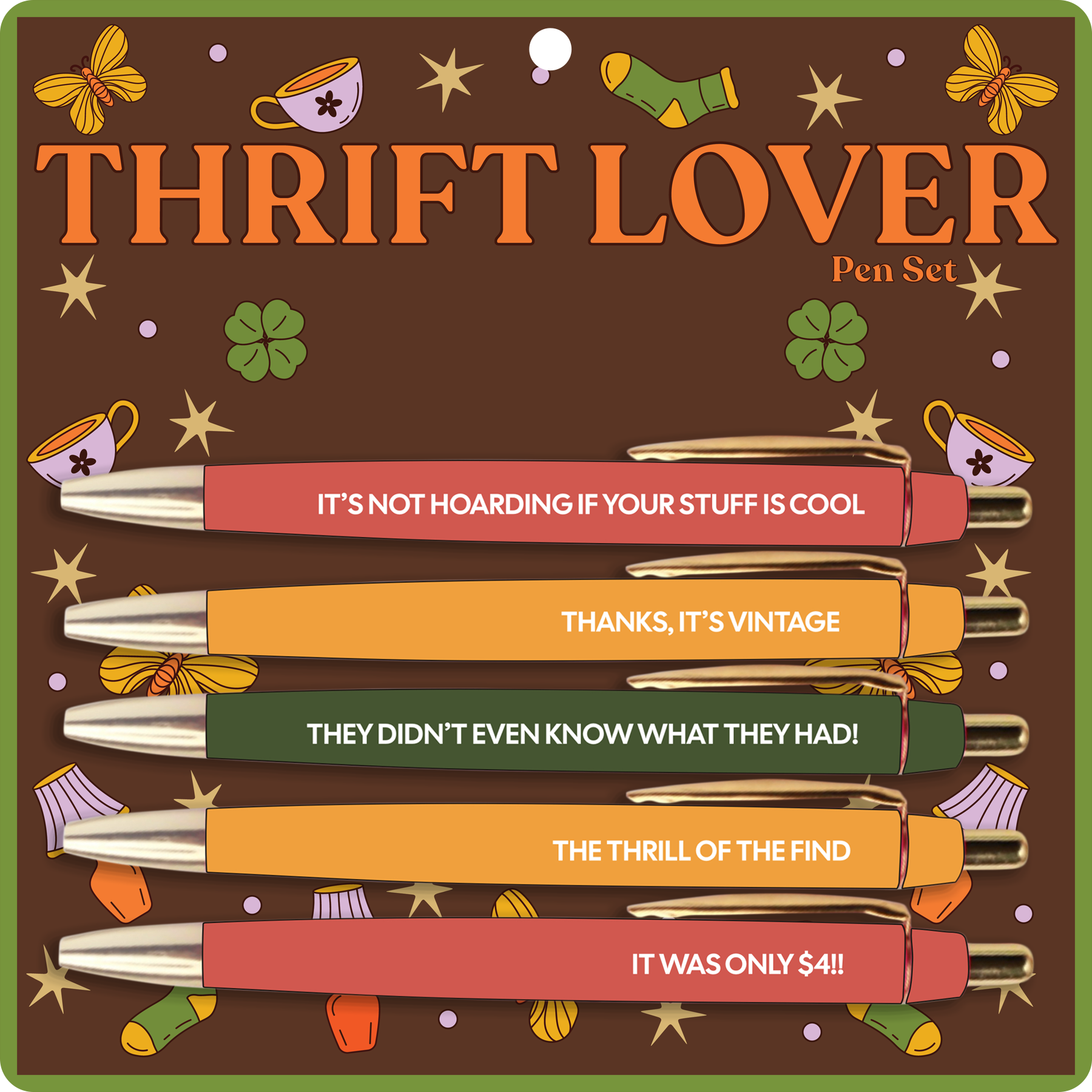 Thrift Lover Pen Set