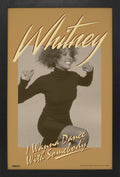 Whitney Houston - Dance-Excited Framed Print