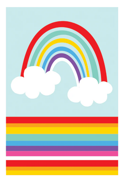 Rainbow and Clouds Smart Cloth