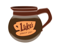 Gilmore Girls Luke's Coffee Pot Ceramic 3D Sculpted Mug