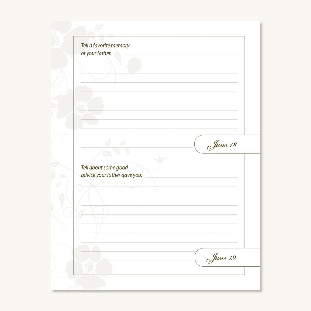 Grandma, Tell Me Your Memories Hardbound Book/Journal